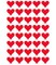 Red Heart Stickers 3/4" – 400 Pack Valentine Stickers for Kids Crafts, Classroom Rewards & Decorations